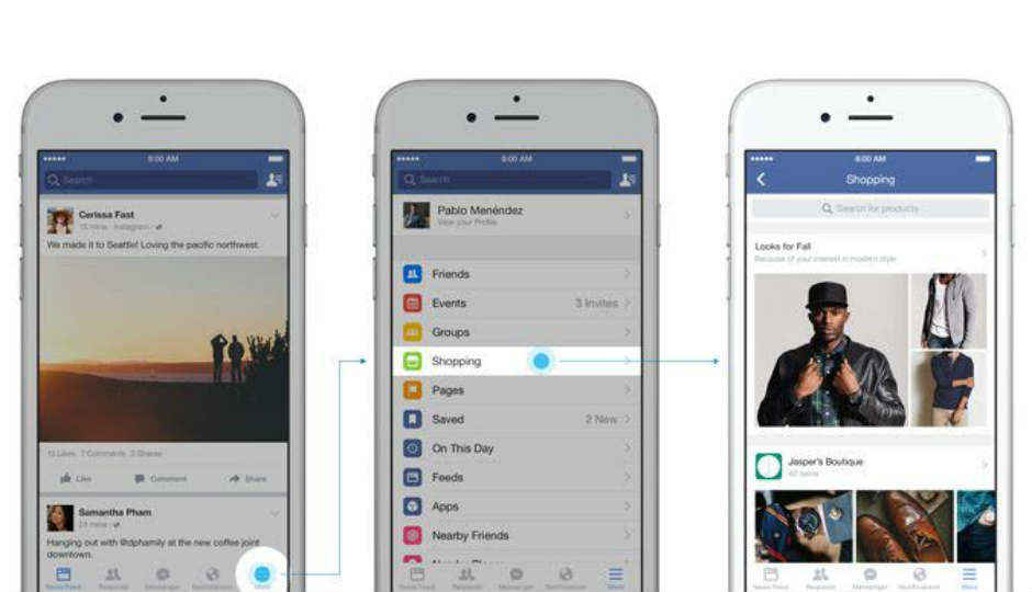 Facebook testing new Shopping feed feature