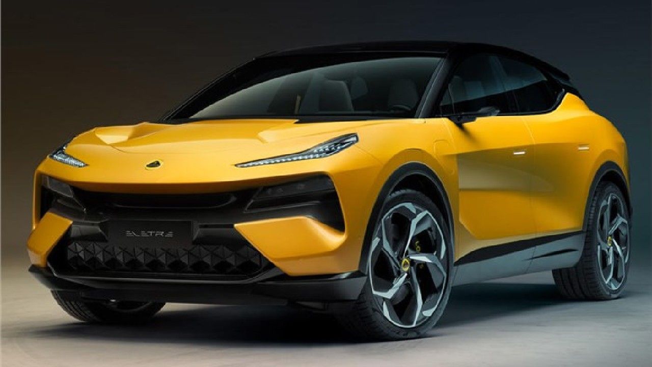 595 km ரேன்ஜ் கொண்ட Lotus Eletre எலக்ட்ரிக் SUV கார் அறிமுகம்.