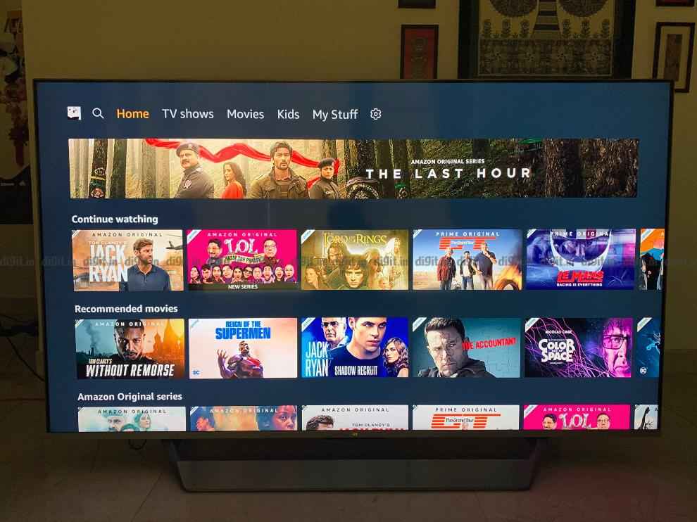 Prime Video supports HDR 10+ on the Mi QLED TV.