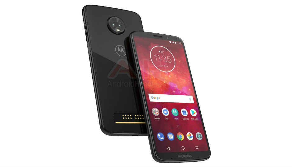 This could be our first look at the Moto Z3 Play with dual rear cameras and Moto Mod connector