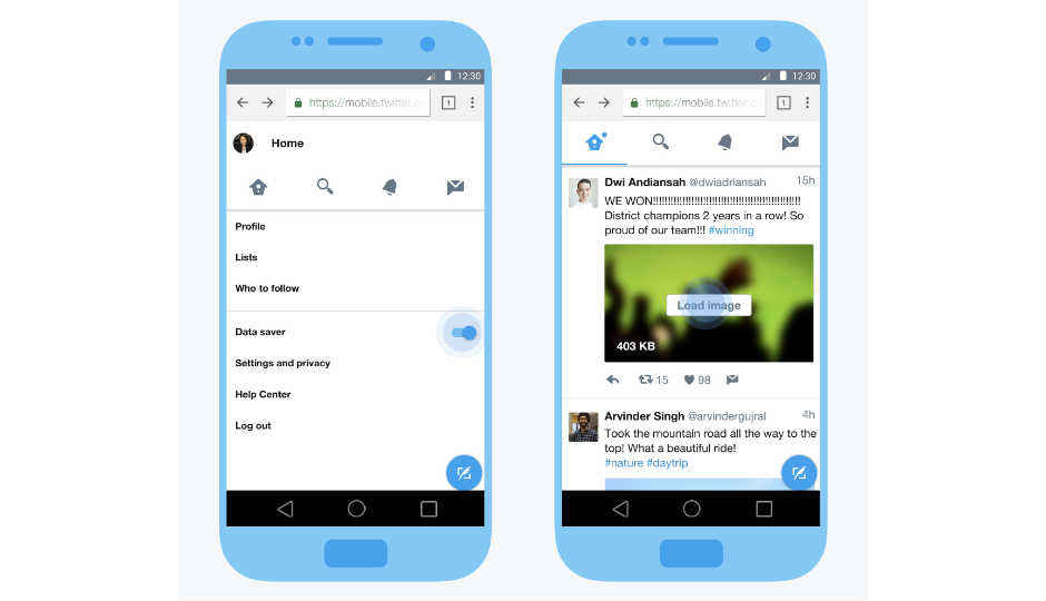 Twitter testing Android app that uses less mobile data