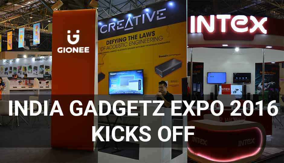 Showcasing "Future is here", India Gadgetz Expo 2016 kicks off in... Showcasing "Future is here", India Gadgetz Expo 2016 kicks off in...