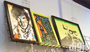 Artwork at the Mumbai Film and Comics Convention 2014