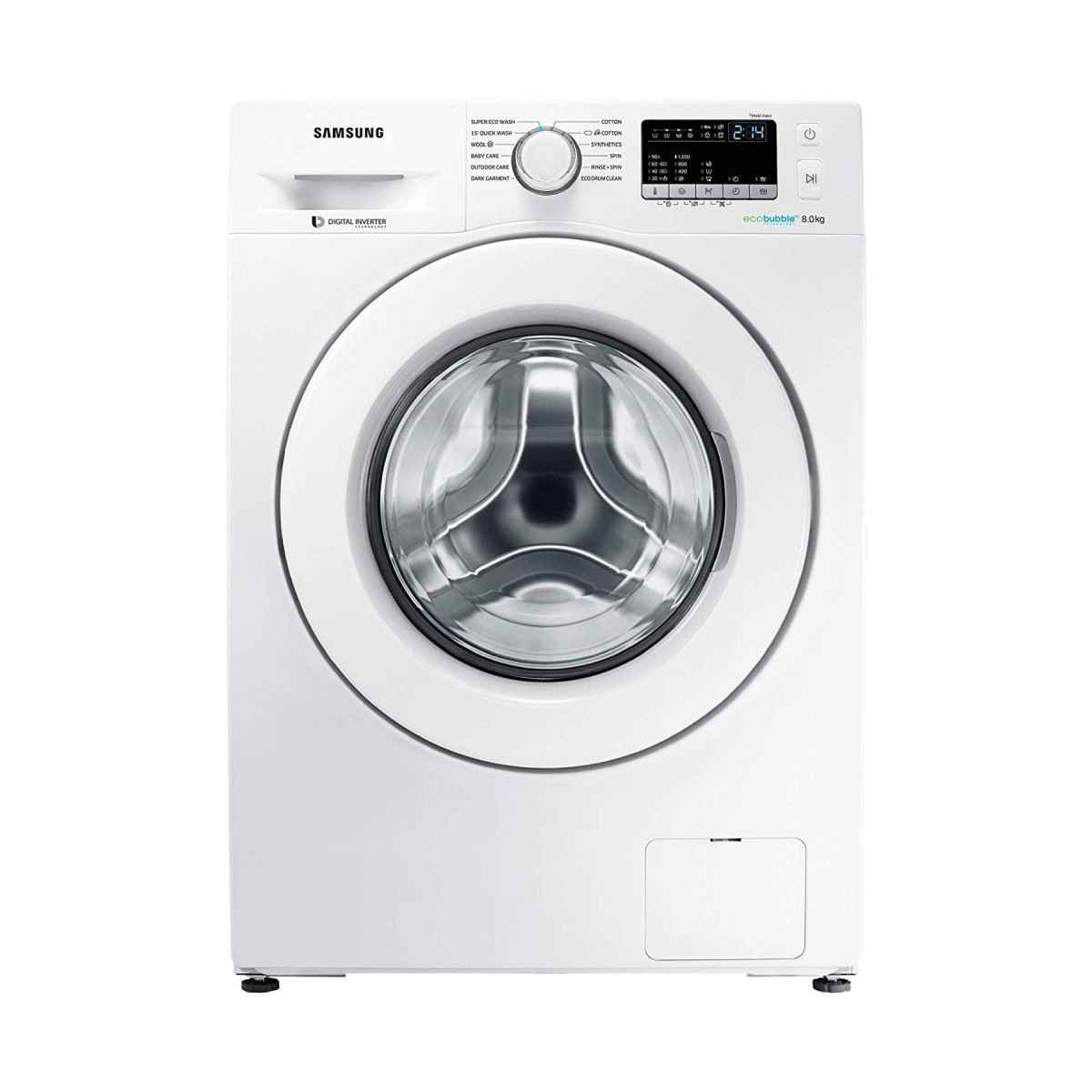 Samsung 8  Fully Automatic Front Load Washing Machine (WW80J4213KW/TL)