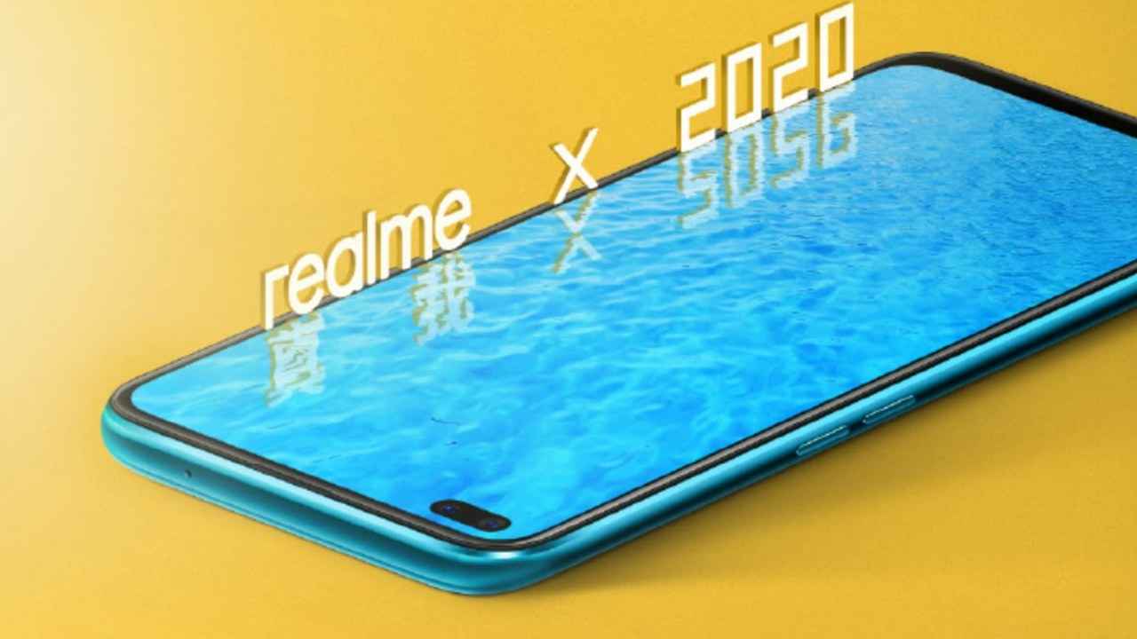 Realme X50 5G official teaser reveals pill-shaped dual selfie camera module