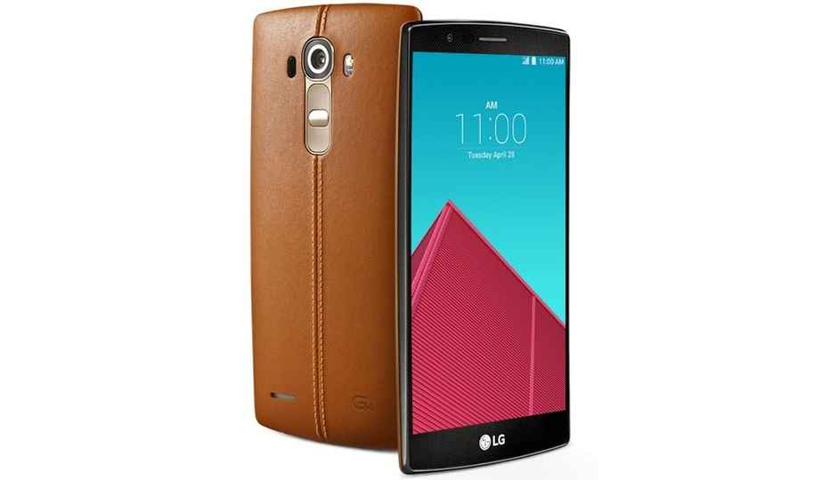 LG G4 spotted before official launch, leather back revealed