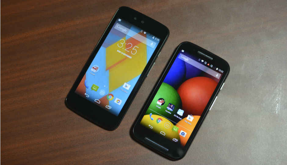 Motorola Moto E vs Android One phones