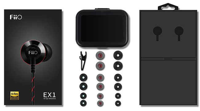 FiiO EX1 accessories