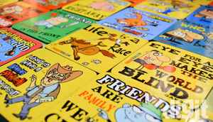 Artwork at the Mumbai Film and Comics Convention 2014