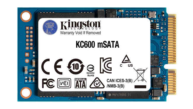 Kingston KC600 mSATA SSD 2TB SATA 3