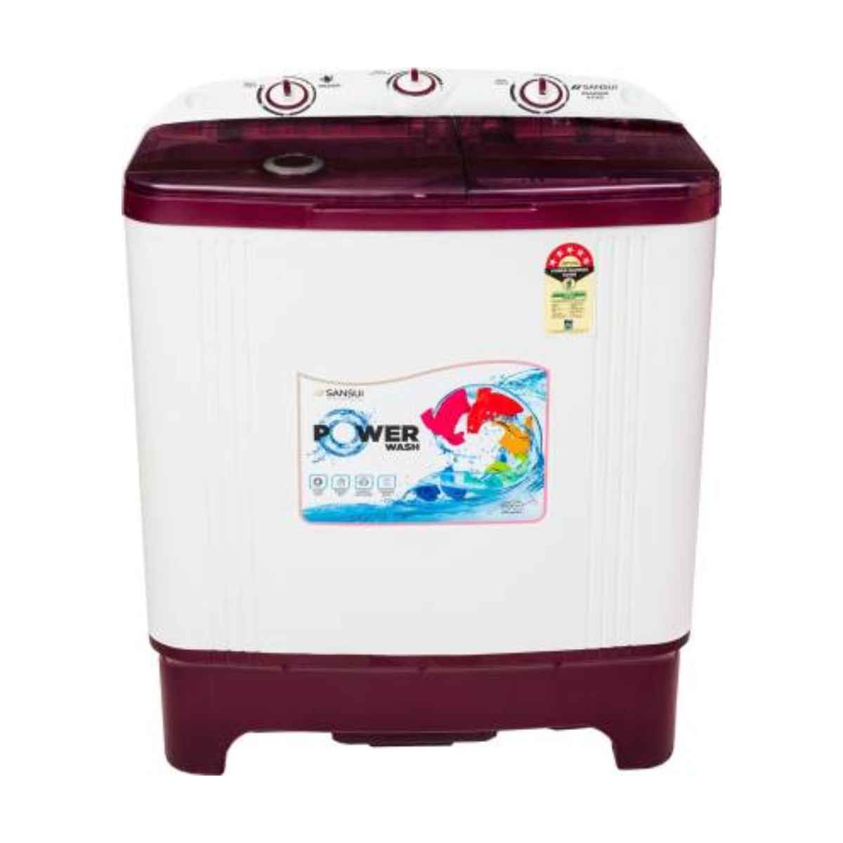 Sansui top load semi-automatic washing machine (SISA65A5R) 