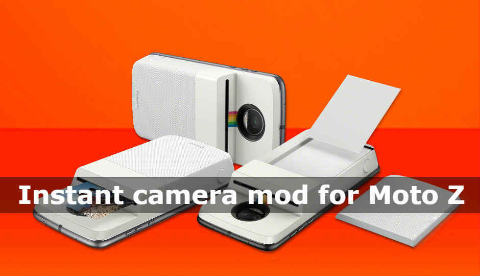 Motorola launches Polaroid Insta-Share Printer Mod for Moto Z smartphones