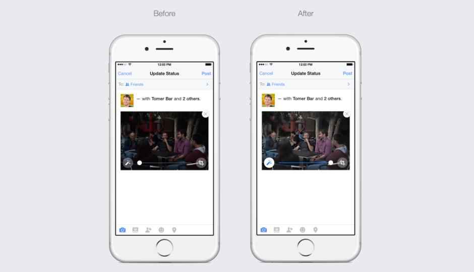 Facebook launches auto enhance feature for photos