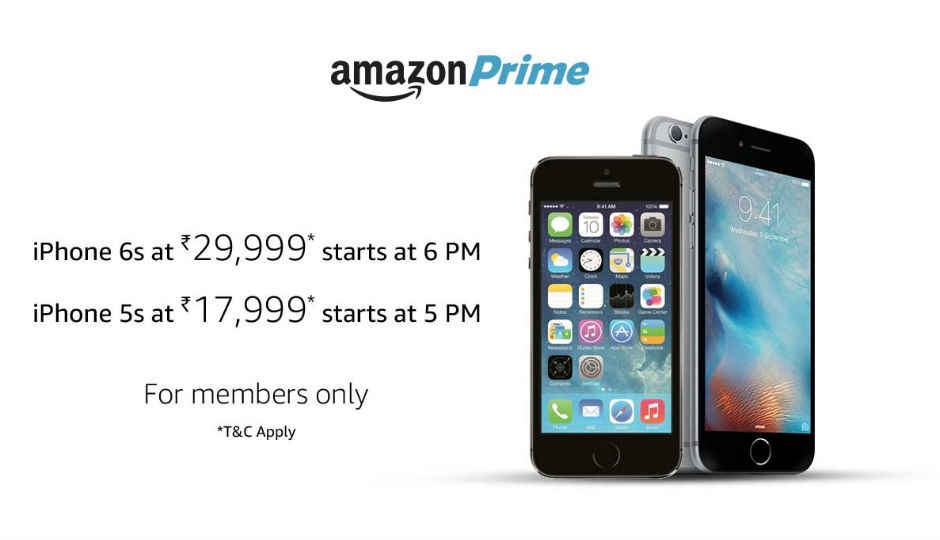 Amazon Prime Deal: Apple iPhone 6s available at Rs. 29,999