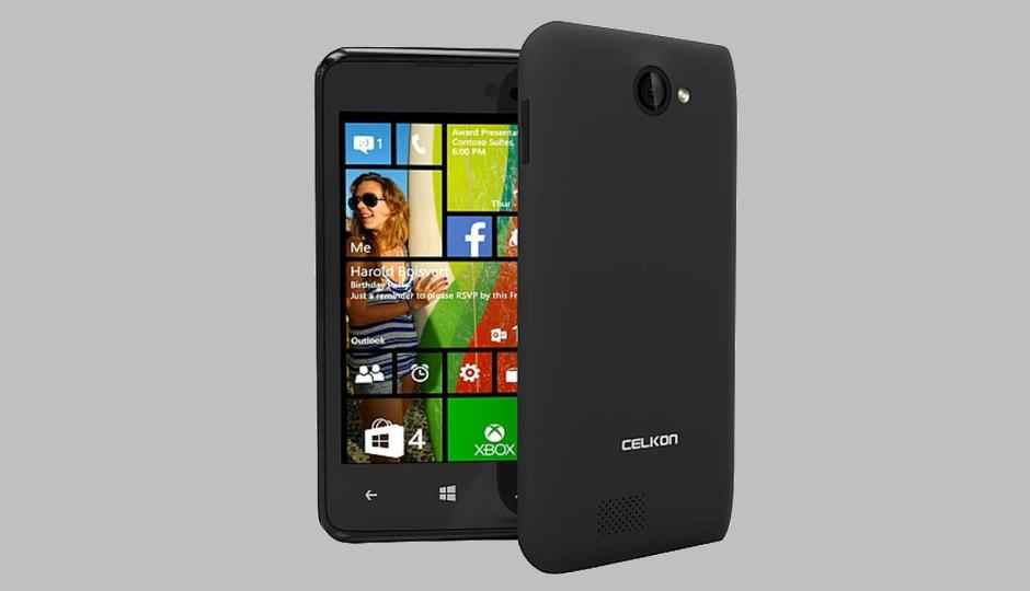 Windows Phone 8.1 based Celkon Win 400 launched at Rs. 4,979