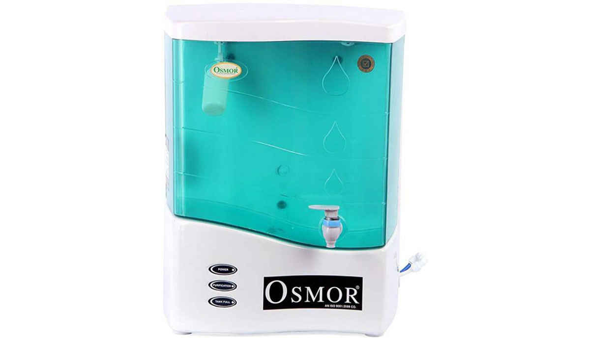 Osmor ELITE PEARL STYLISH RO +UF + TDS controller+Mineral Enhancer 9 L RO + UF Water Purifier (White)