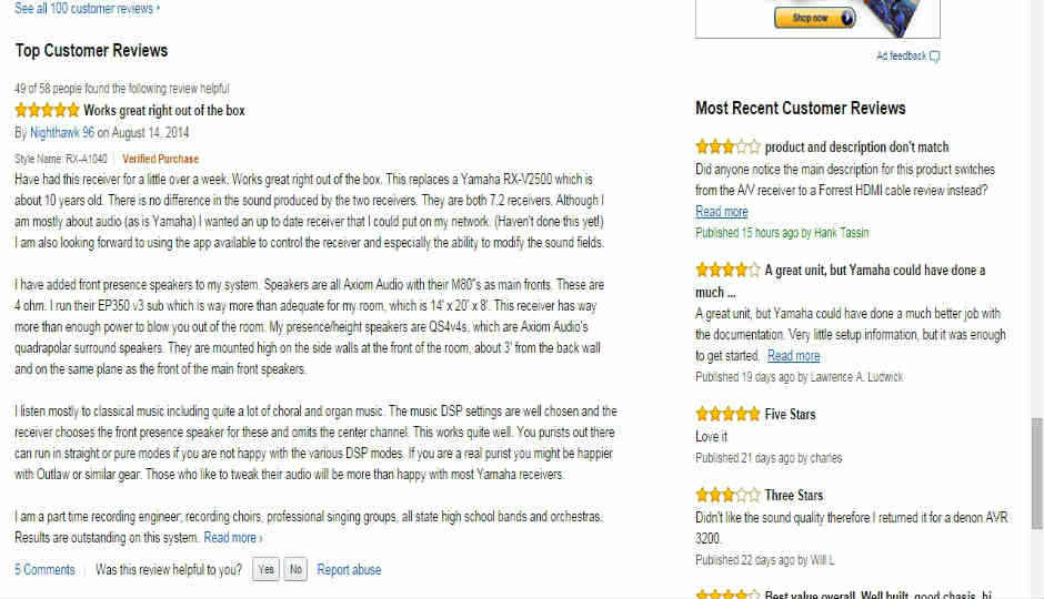 Amazon Reviews: To trust or not to trust?