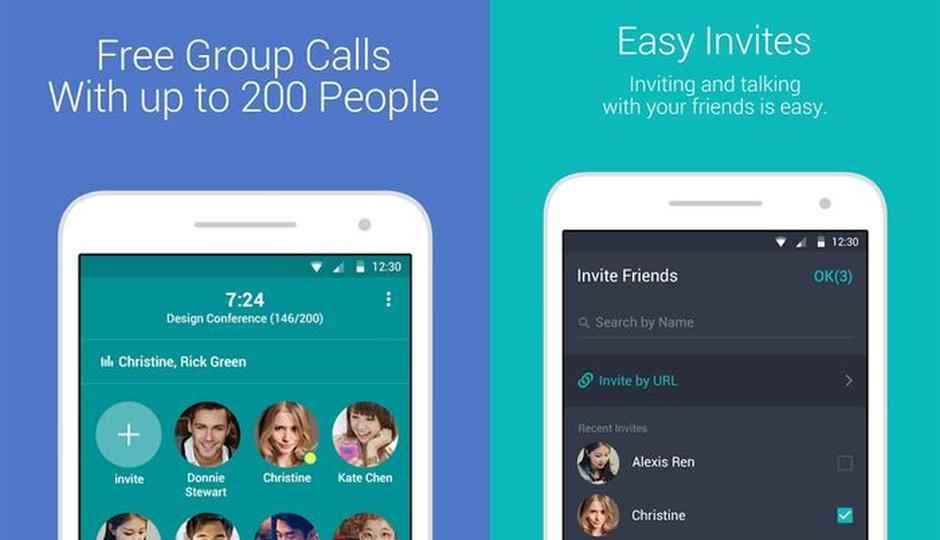 Line’s new Popcorn Buzz app lets you call up to 200 people simultaneously