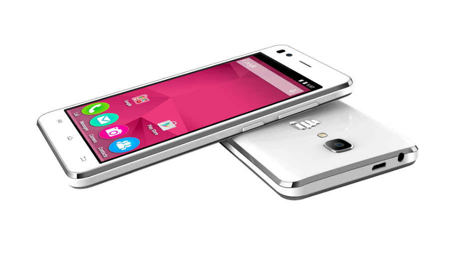 Micromax Bolt Selfie with 5MP cameras launched at Rs. 4,999