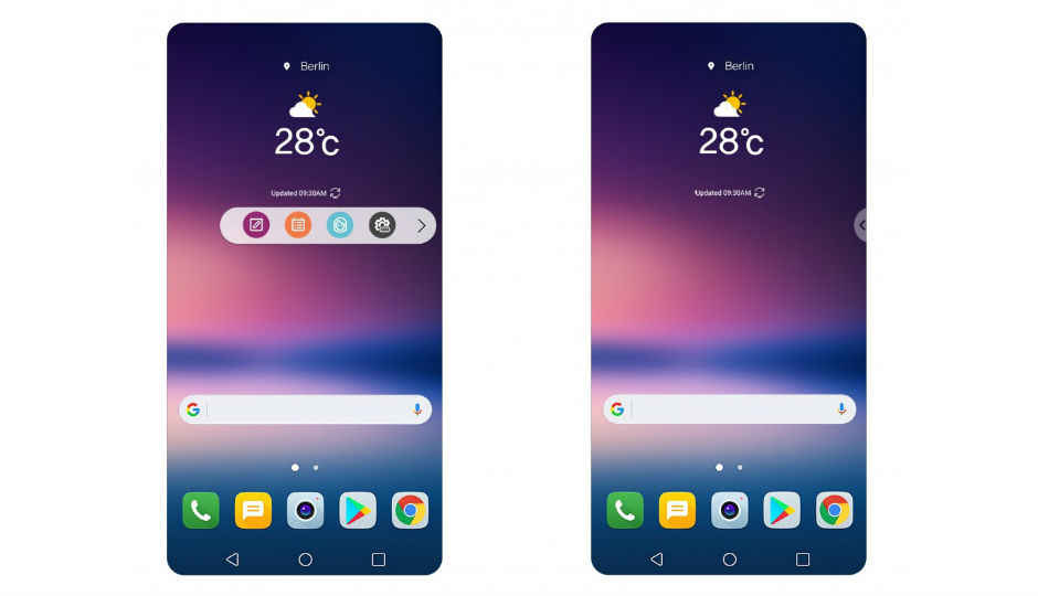 LG V30 to feature improved Always-on Display, Floating Bar instead of Second Screen
