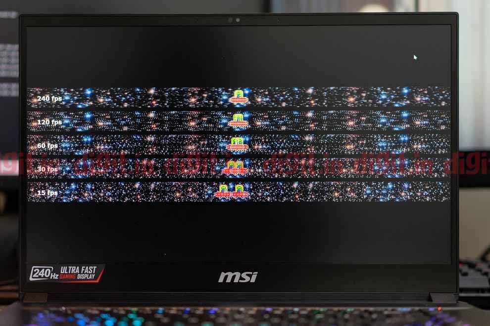 Nvidia GeForce RTX 3080 laptop GPU on the MSI GS66 Stealth powers the 1440p, 240Hz Display