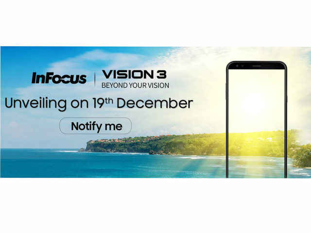 ಇದು InFocus Vision 3 ಇದರಲ್ಲಿದೆ ಫುಲ್ ಸ್ಕ್ರೀನ್ ಡಿಸ್ಪ್ಲೇ ಮತ್ತು ಎರಡು ರೇರ್ ಕ್ಯಾಮೆರಾ.