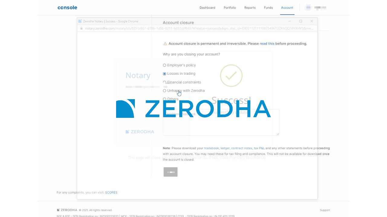 How To Close The Zerodha Account Online, Offline, And How To Kill Switch Zerodha
