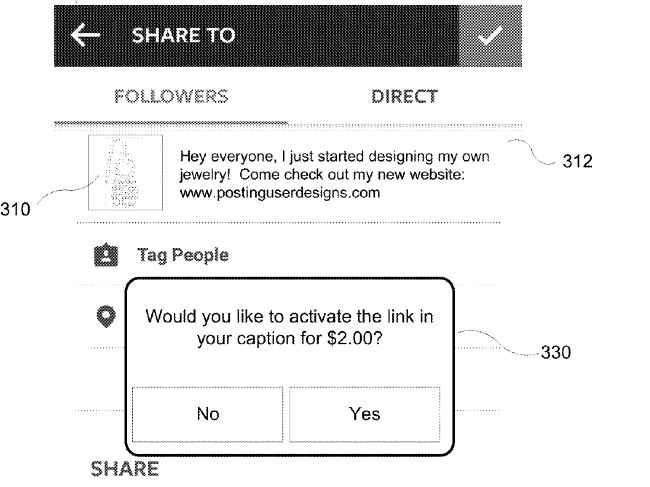 Instagram may soon allow links to be added to image captions but for a fee