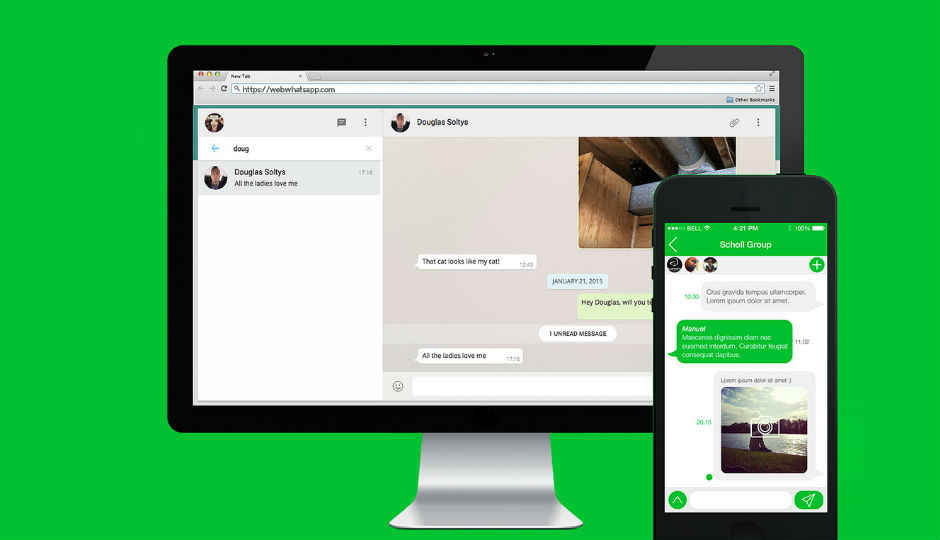 WhatsApp Web को जल्द मिल सकता है मैसेंजर रूम्स
