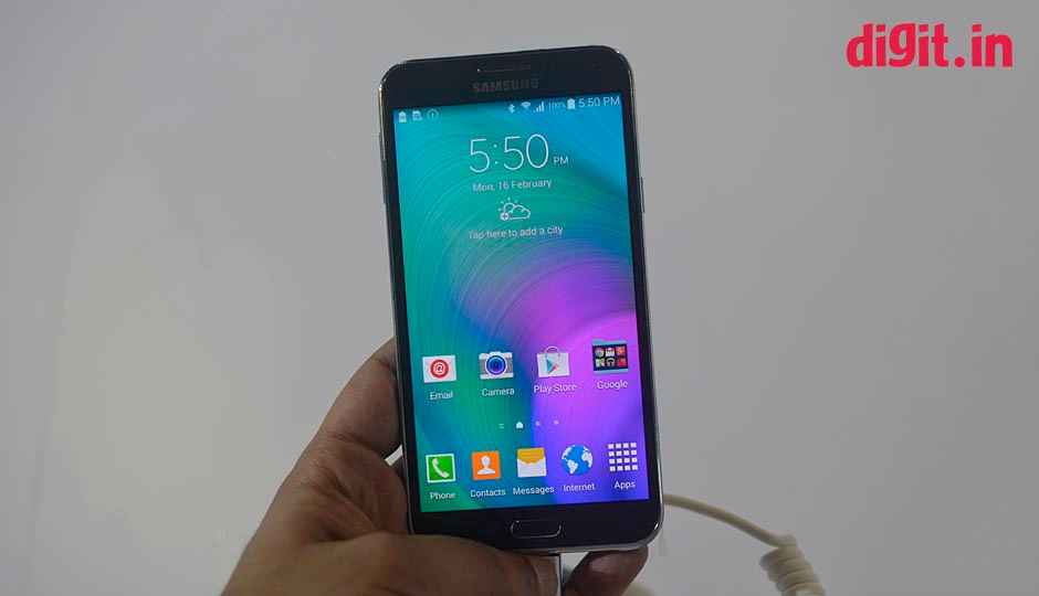 First look: Samsung Galaxy E5 and Galaxy E7 First look: Samsung Galaxy E5 and Galaxy E7