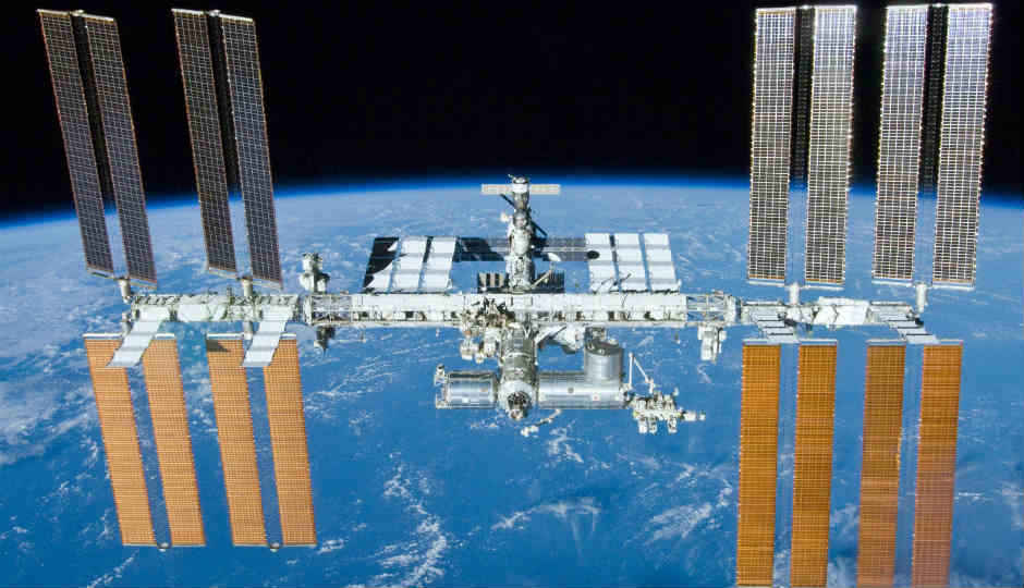Three astronauts are headed to the International Space Station today