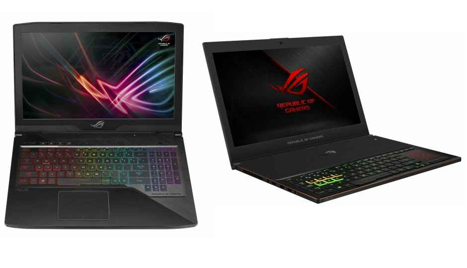 Asus ROG GX501 and ROG Strix GL503 gaming laptops powered by 8th Gen Intel Core processor launched starting at Rs 1,09,990