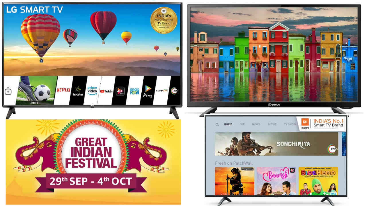 Amazon Great Indian Festival Sale: Deals on 32-inch TV’s