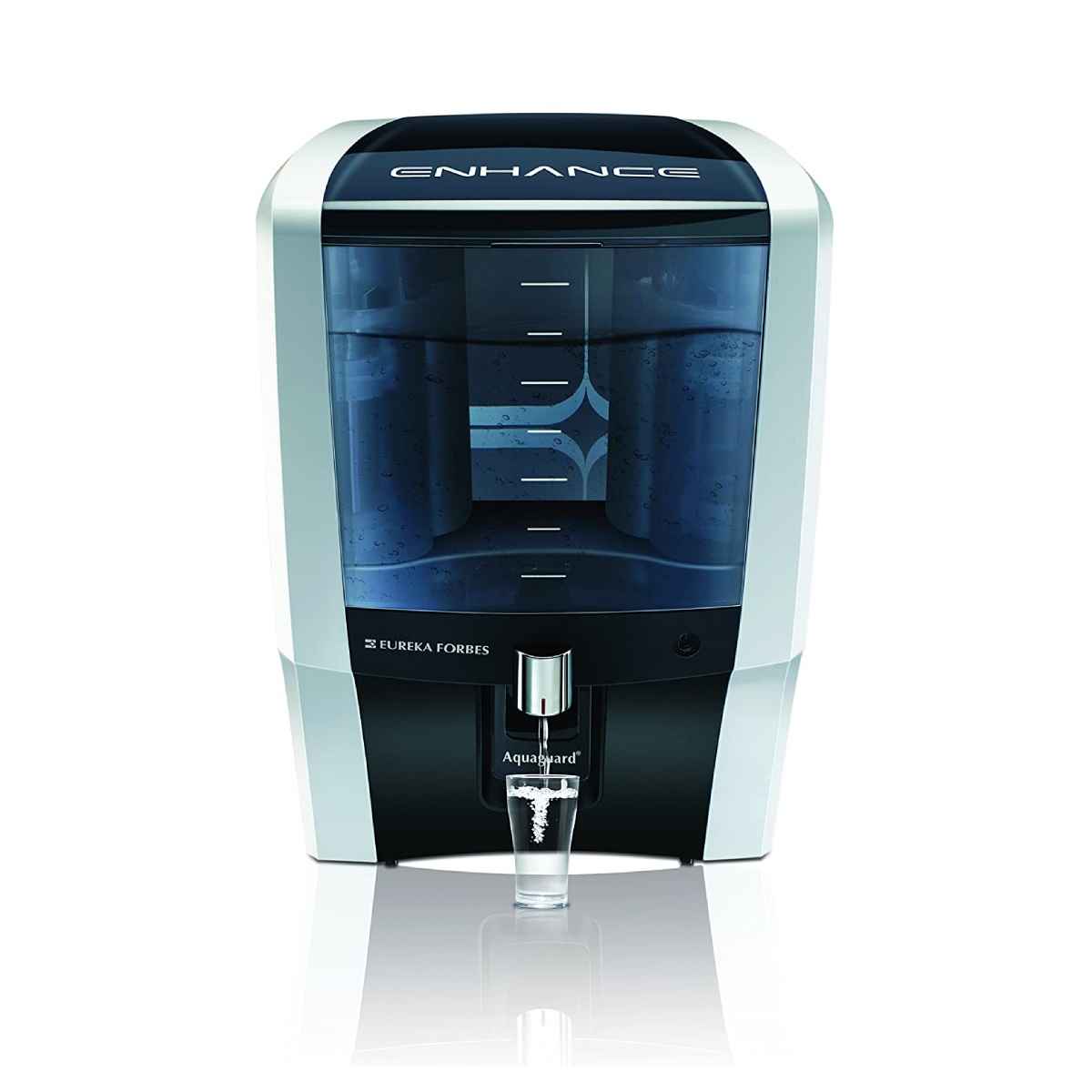 Aquaguard Enhance 7L RO + UV + TDS Water Purifier (White & Black)