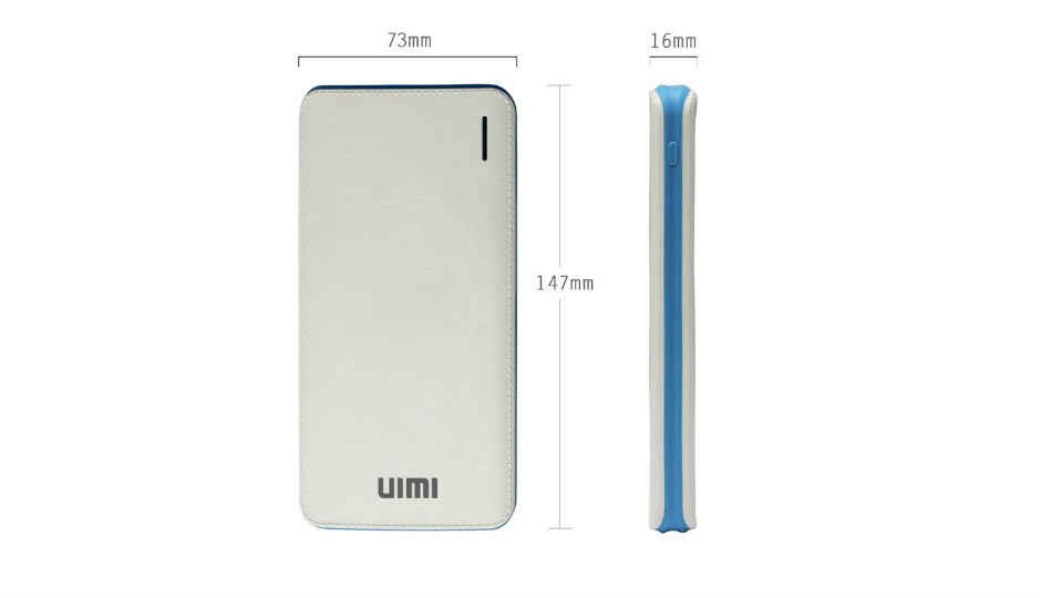 UIMI U9 10000mAh power bank launched at Rs. 699