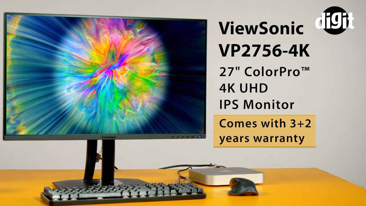 The ViewSonic VP2756-4K is a perfect companion for graphics professionals looking for color accuracy