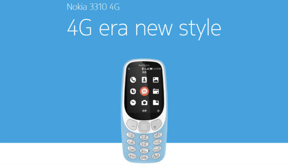 Nokia 3310 4G officially unveiled, offers additional storage and runs on YunOS