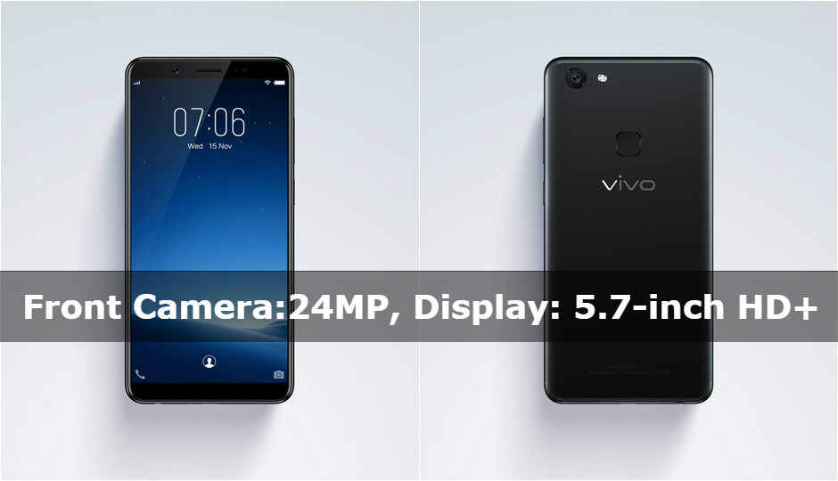 Vivo V7 smartphone with 24MP selfie camera unveiled, coming to India on November 20