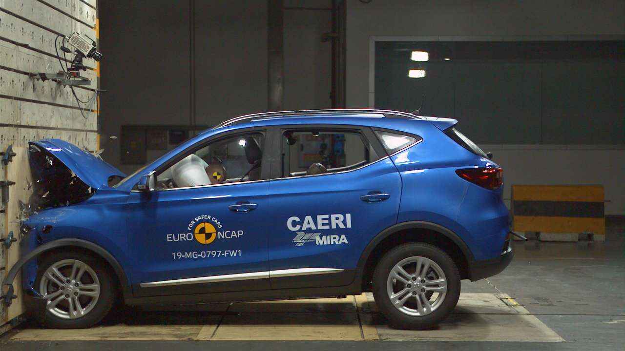 MG ZS EV bags 5-star Euro NCAP safety rating