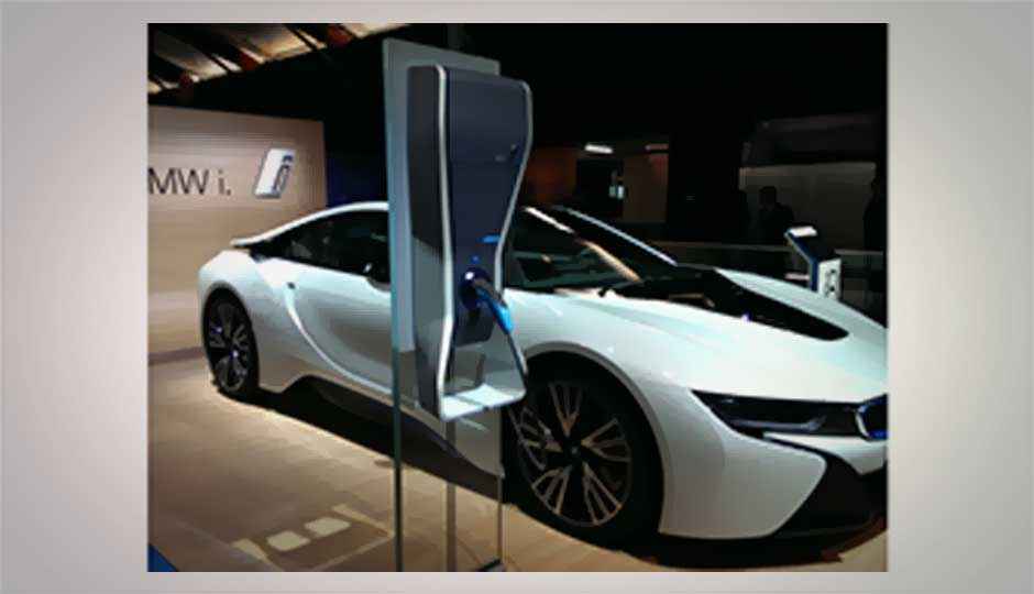 BMW i8 at Auto Expo 2014 BMW i8 at Auto Expo 2014