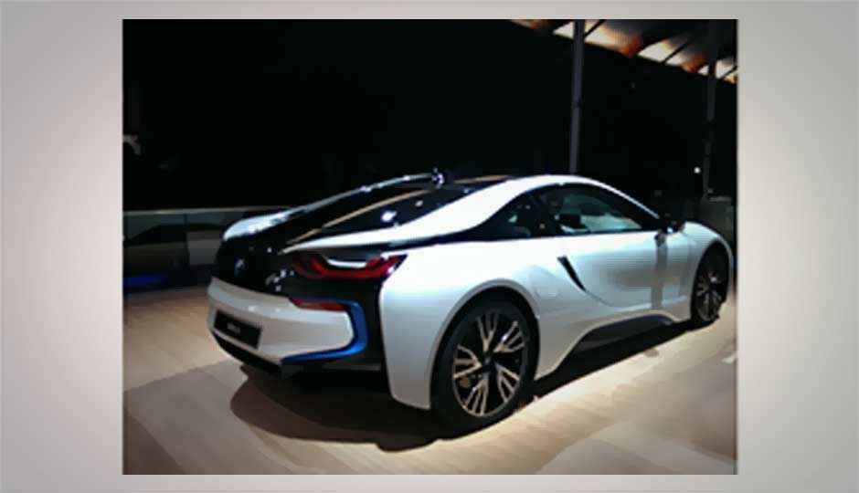 BMW i8 at Auto Expo 2014 BMW i8 at Auto Expo 2014