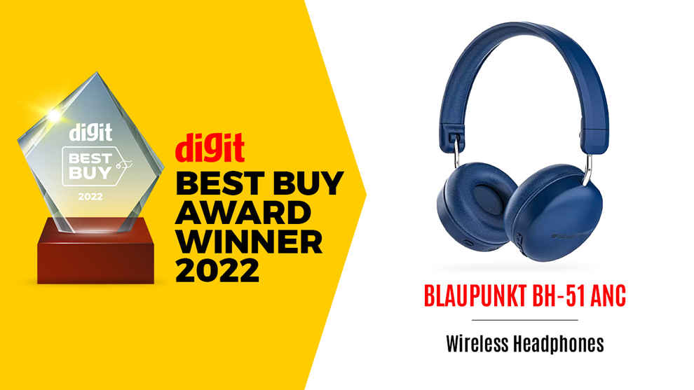 Digit Best Buy Winner for Best Wireless Headphones 2022: Blaupunkt BH-51 ANC