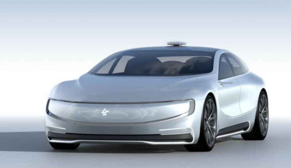 LeEco ने ड्राइवरलेस इलेक्ट्रिक कॉन्सेप्ट कार का प्रदर्शन किया