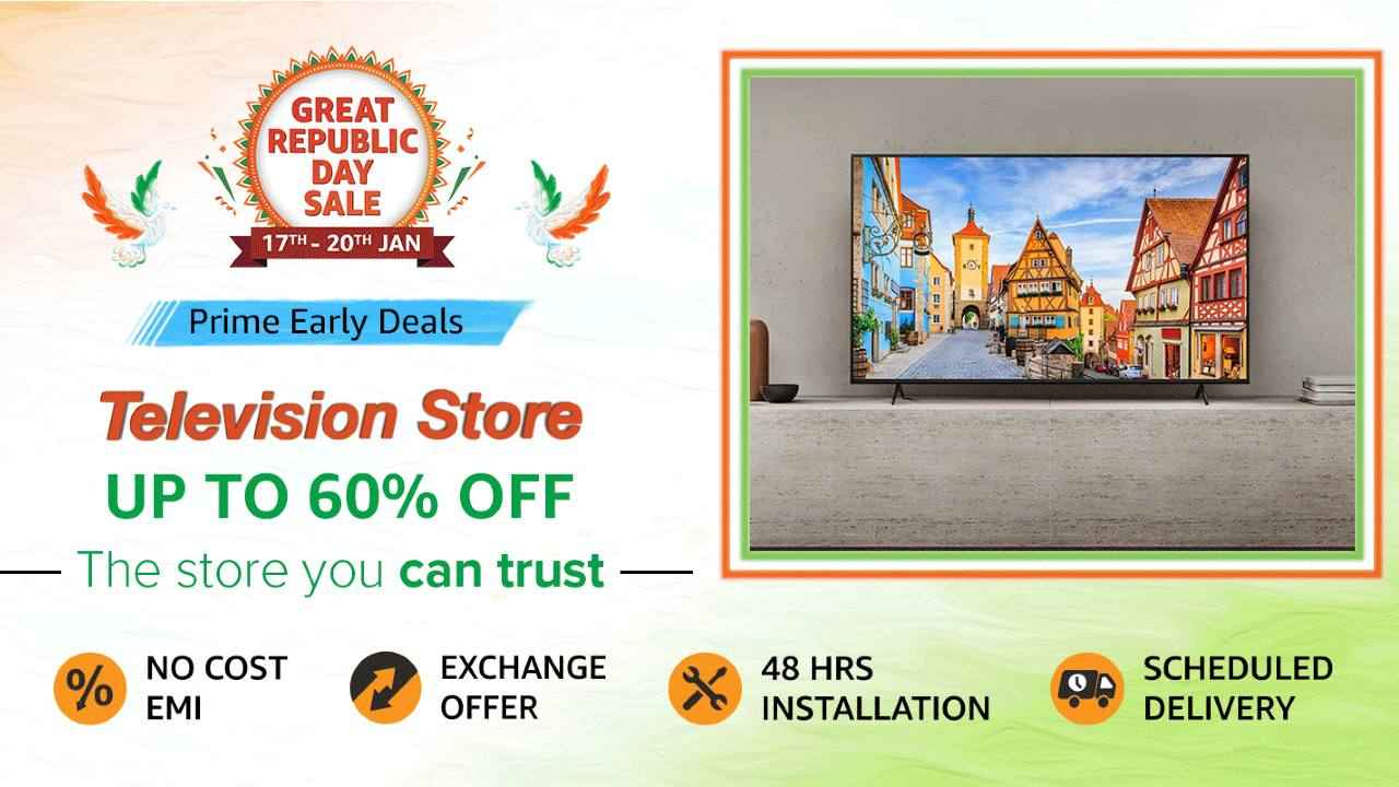 Amazon Great Republic Day Sale প্রাইম মেম্বারদের জন্য আজ থেকে শুরু, Smart TV-তে 60 শতাংশ ছাড়, জানুন অফার