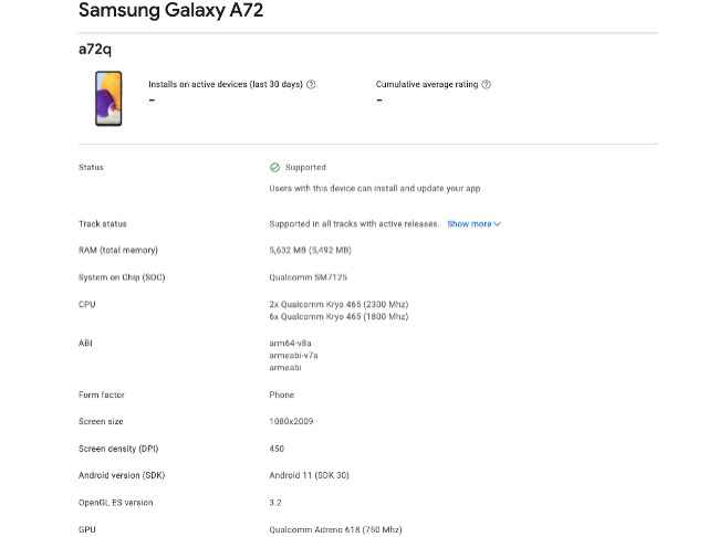 Galaxy A72 could feature 90Hz refresh rate display with 64MP quad cameras