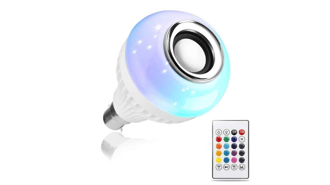 LED bulbs with Bluetooth speaker suitable for playing soft background music