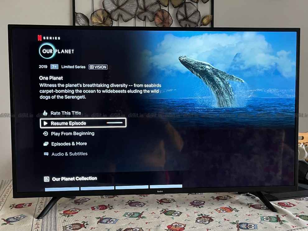 Redmi Smart TV X43 supports Dolby Vision. 