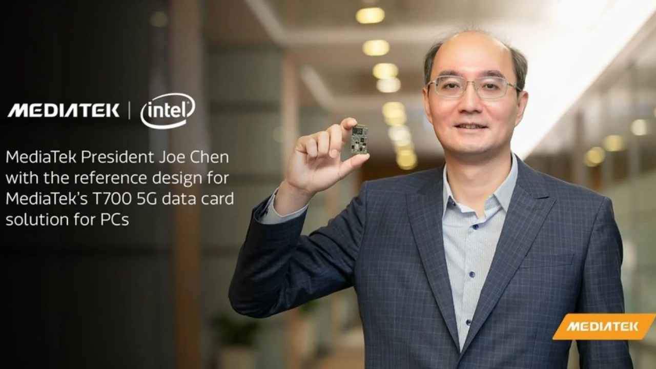 MediaTek announces its first 5G chip for laptops in partnership with Intel