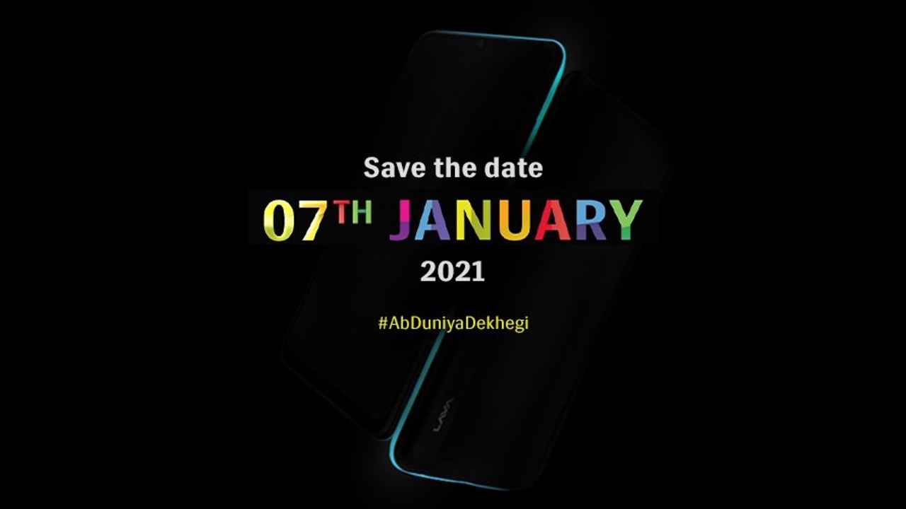 Lava Mobiles teases designed in India phone with waterdrop notch ahead of January 7 launch