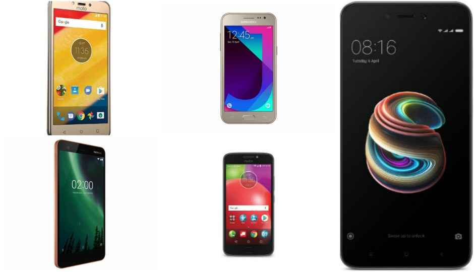 Xiaomi Redmi 5A specs compared with Nokia 2, Moto C, Samsung Galaxy J2 and Moto E4